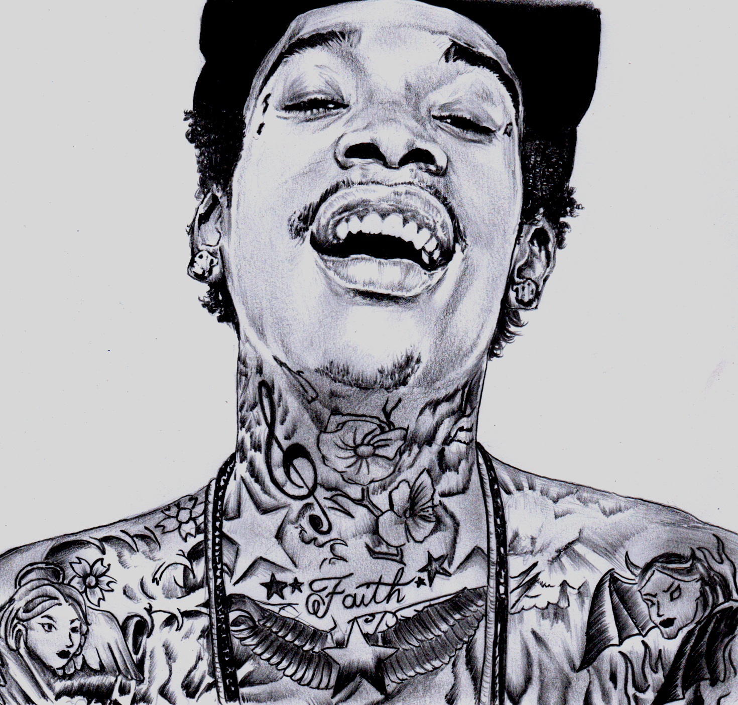 Drawing Wiz Khalifa Logo